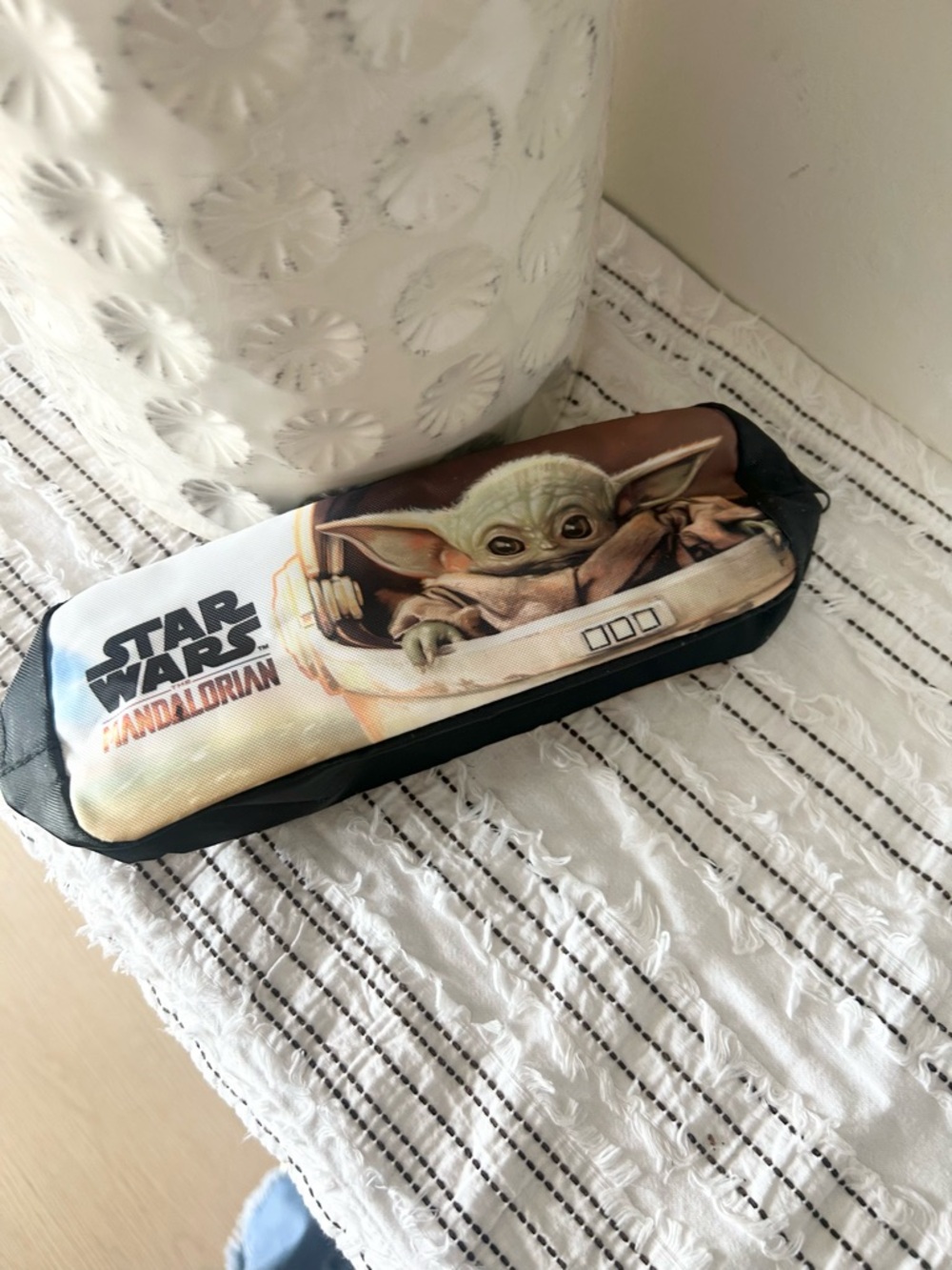 Star Wars The Mandalorian Grogu Pencil Case Travel Zipper Pouch